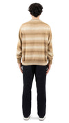 Crew Over P's Recycled Cotton Striped Khaki