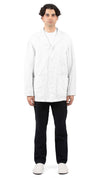Patchwork Coverall Jacket Off-White Linen Blend