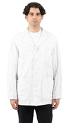 Patchwork Coverall Jacket Off-White Linen Blend