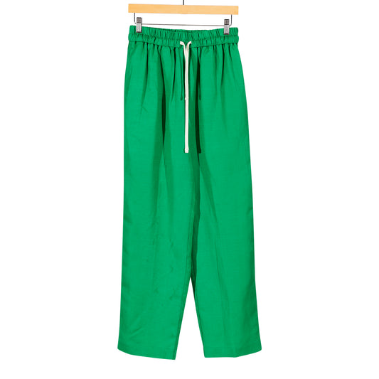 Big Bronco Pant Kelly Green Linen Rayon