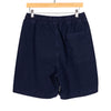Time Off Cotton Linen Shorts Navy Blue
