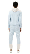 Cowboy Yoke Hoodie Light Blue