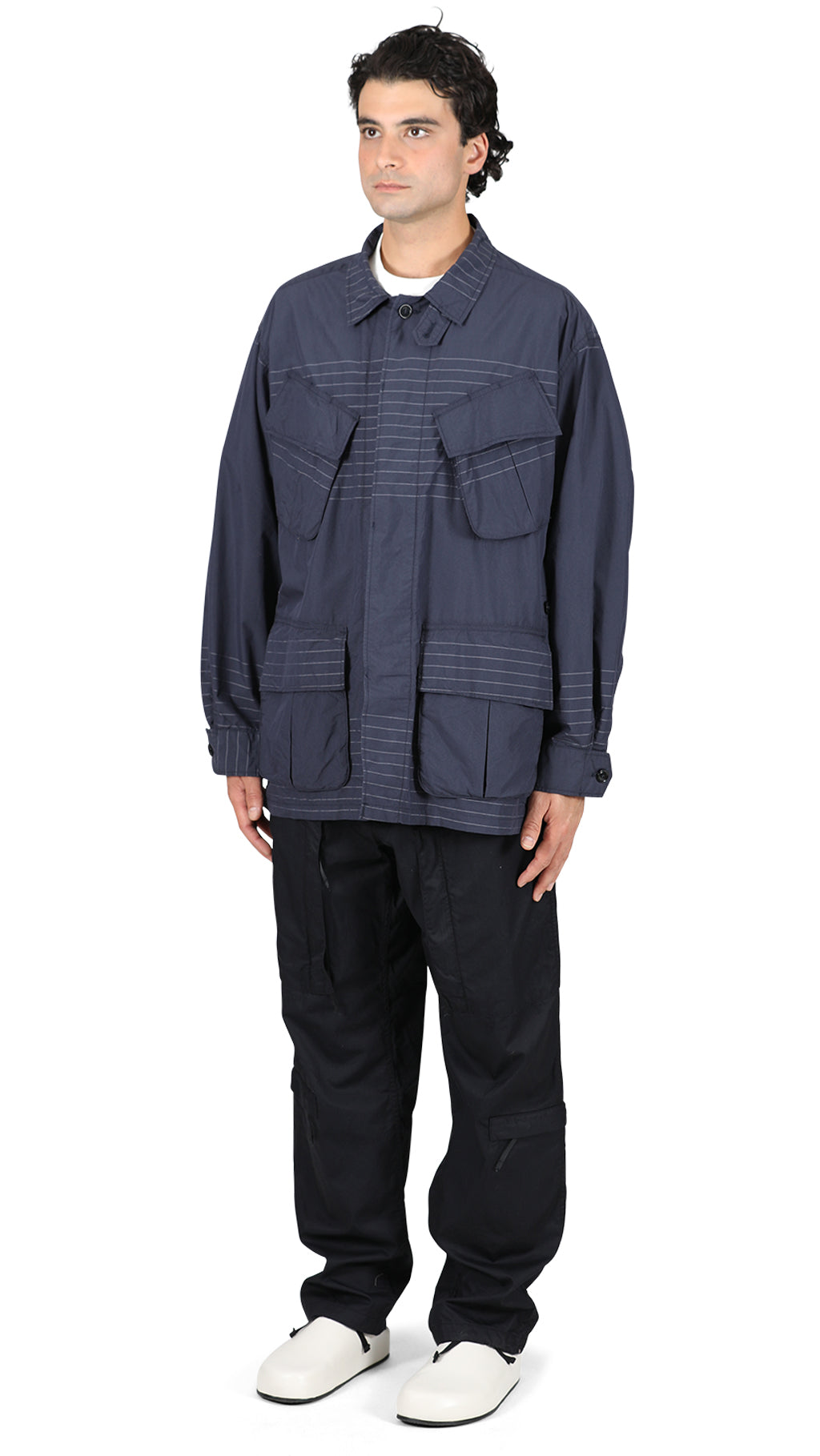 Jungle Fatigue Jacket Horizontal Stripe – Cueva