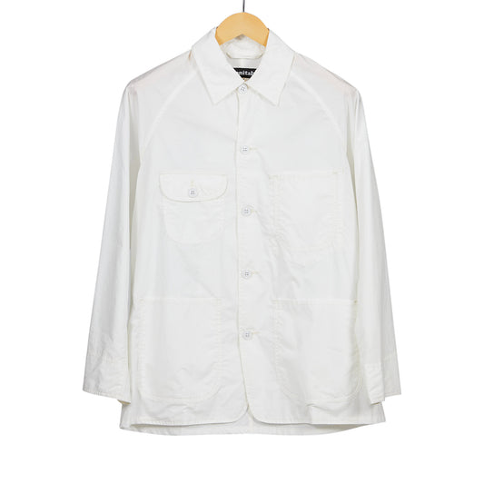 White Poplin Coverall