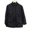 Military Half Coat Type B Wool Flannel Solid Black