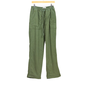 Army Green Garment Dyed Trouser