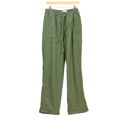 Army Green Garment Dyed Trouser