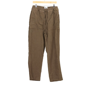 Coffee Brown Garment Dyed Trouser