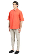 Sage Shirt Orange Cotton