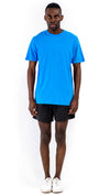 Coffey Short Sleeve T-Shirt Blue Cotton