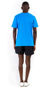 Coffey Short Sleeve T-Shirt Blue Cotton