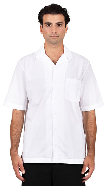 Camp Collar Shirt White