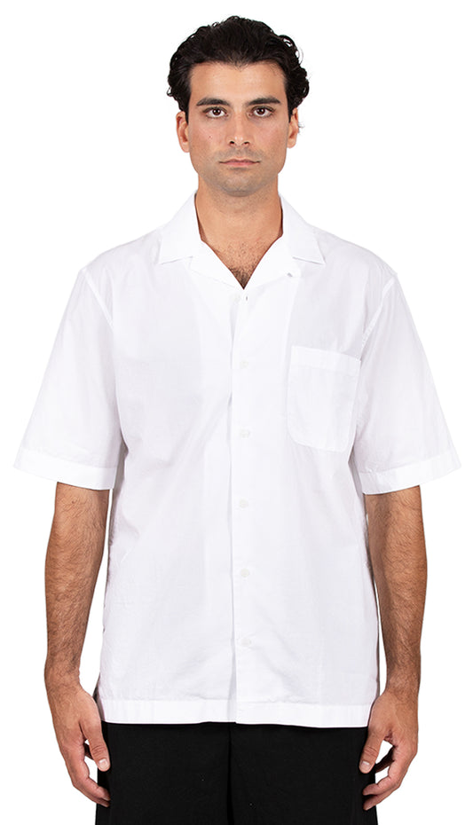 Camp Collar Shirt White